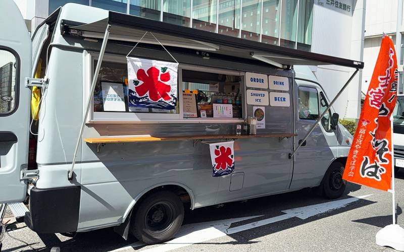 本場の「富士宮やきそば」のキッチンカー登場します！